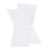 1set Clear Acrylic Material Acrylic Book Stand Portable Size Desktop Reading Rack  Office Display