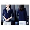 Clearance Clearance Fashion Trend Versatile Design High-end Western Style Sports Lapel Long-sleeved T-shirt