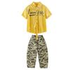 Children'S Hip-Hop Trendy Clothes Boys' Hip-Hop Fried Street Hiphop Performance Clothes Are Trendy And Cool Children'S Summer Two-Piece Short Sleeves