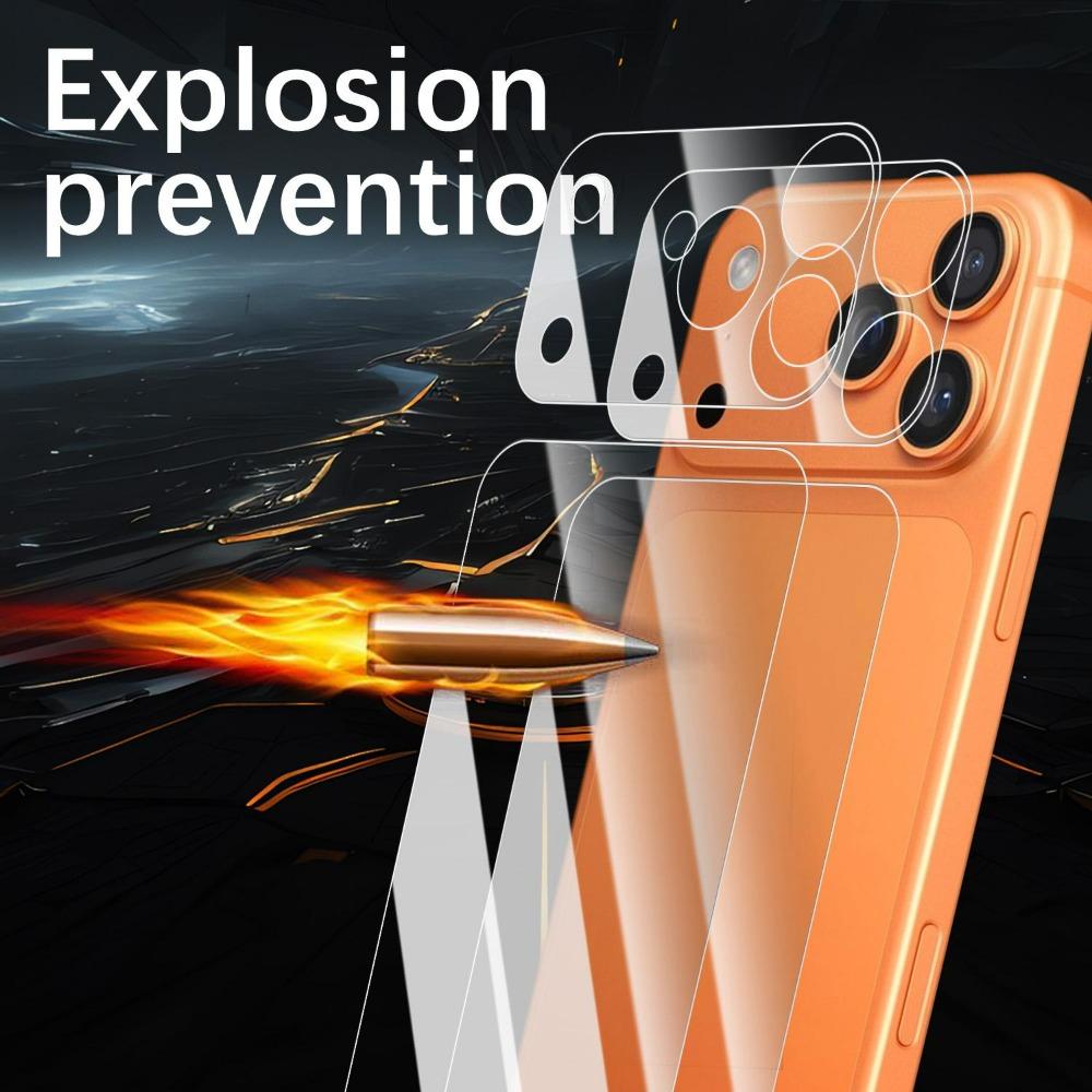 Für iPhone 17 Pro Max 17Pro 1-3 Sätze Weiche PET-Schutzfolien 17PM Ultradünner Rückbildschirm-Schutz Klar Kratzfest Linsenfolie