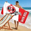 Asciugamano da Spiaggia con Stampa Nome Personalizzato FC KÖLN, Asciugamano Grande Morbido Asciugatura Rapida per Spiaggia Campeggio Nuoto_xia