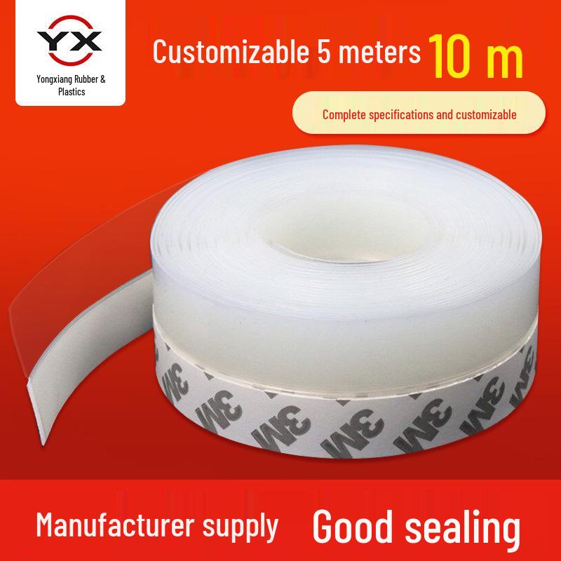 

Ветрозащитная силиконовая самоклеящаяся уплотнительная лента для дверей и окон 25mm Black