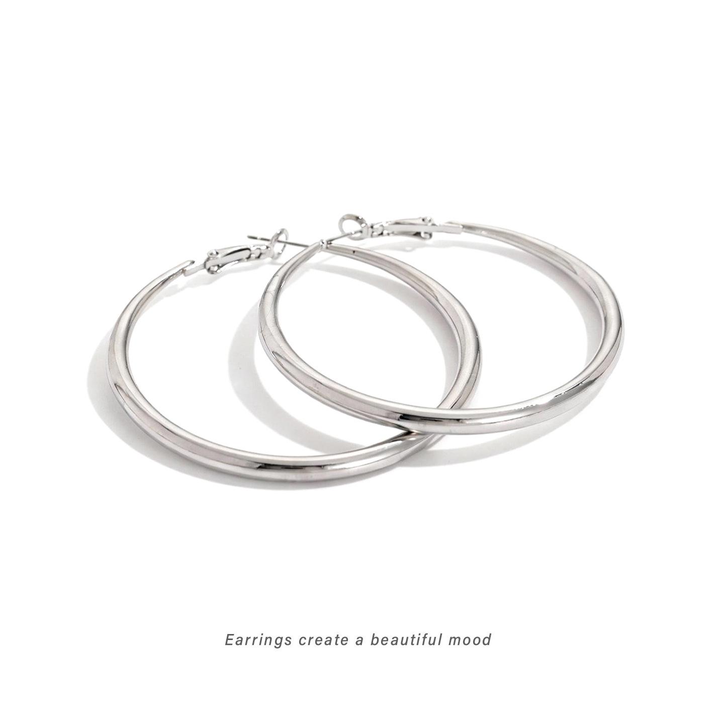 Изысканный Винтажный Серебряный Кафф-Обруч на Ухо - Без Прокола