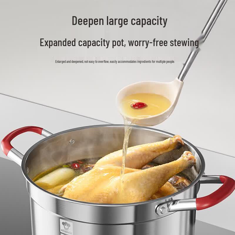 Kangbach 24cm 304 Stainless Steel Soup & Stew Pot