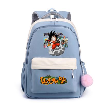 Anime Dragon Ball Nylon Sweet Soft Backpack Back To Schoolbag for Girl Boy Daily Bookbag Men Women Leisure Travel Bag Mochila