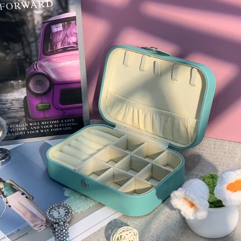 

Длинная шкатулка для хранения украшений 5 новых изысканных ювелирных изделий высокого класса, серьги, шкатулка для золотых украшений, новая многослойная.