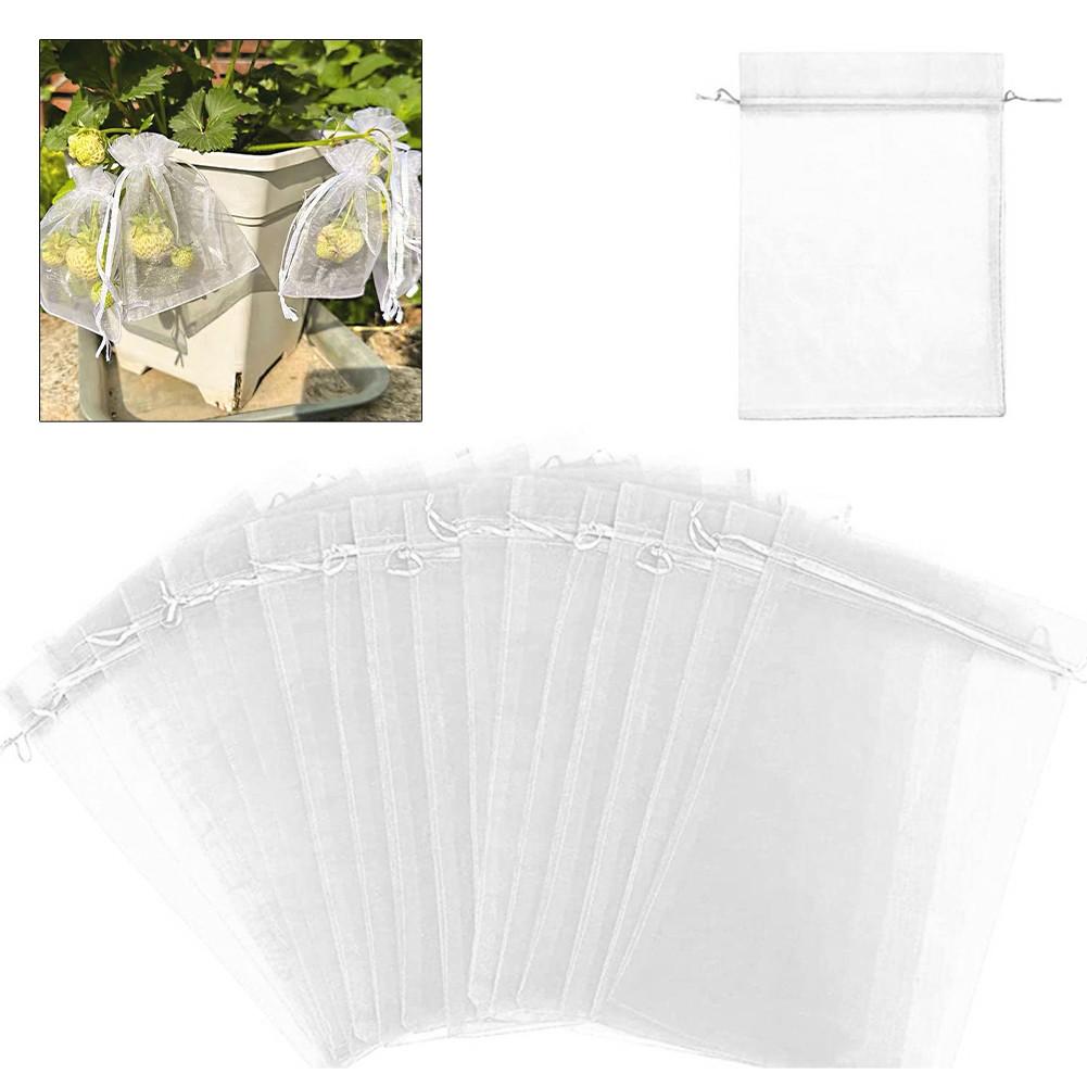 Number Of Pieces Drawstring Fruit Netting Bags Package Content 10*15CM