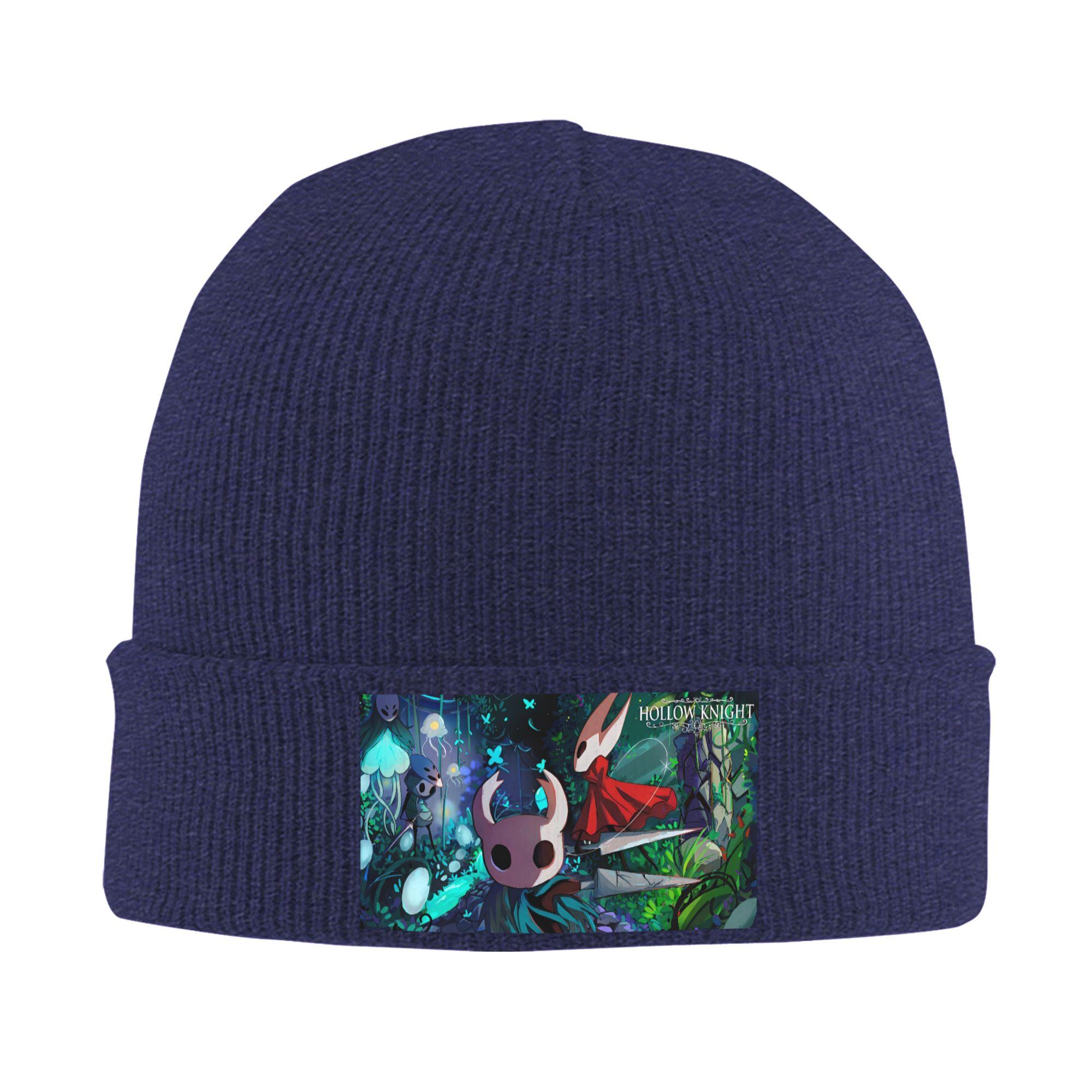 

Popular Hollow Knight Game Anime Knit Hat Beanie Hats Gym Thermal Elastic Men Women Bonnet Hats Autumn Fashion Caps One Size
