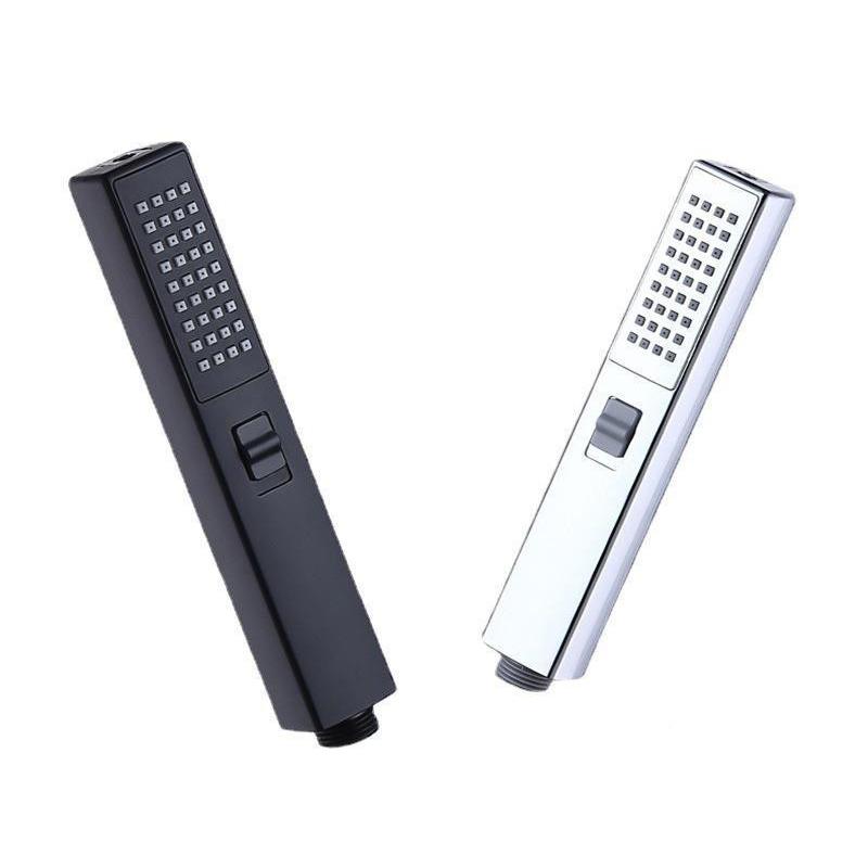 Badezimmerzubehör Schwarz Wandmontage Edelstahl Handbrause Duschhalterung Schwarz Dusche & Strahl 2 Funktionen Handheld