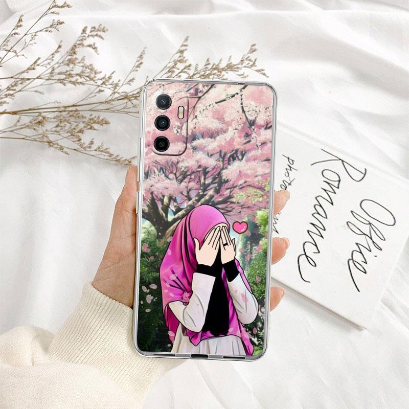 Islamic Muslim Girls Hijab Phone Case for Motorola Moto G40 G04 G05 One Ace Action  Fusion + Plus Hyper Macro Vision Zoom