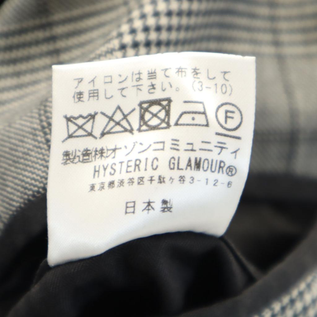 Thee Hysteric XXX made in Japan Glen check Chester coat S gray Men's Used