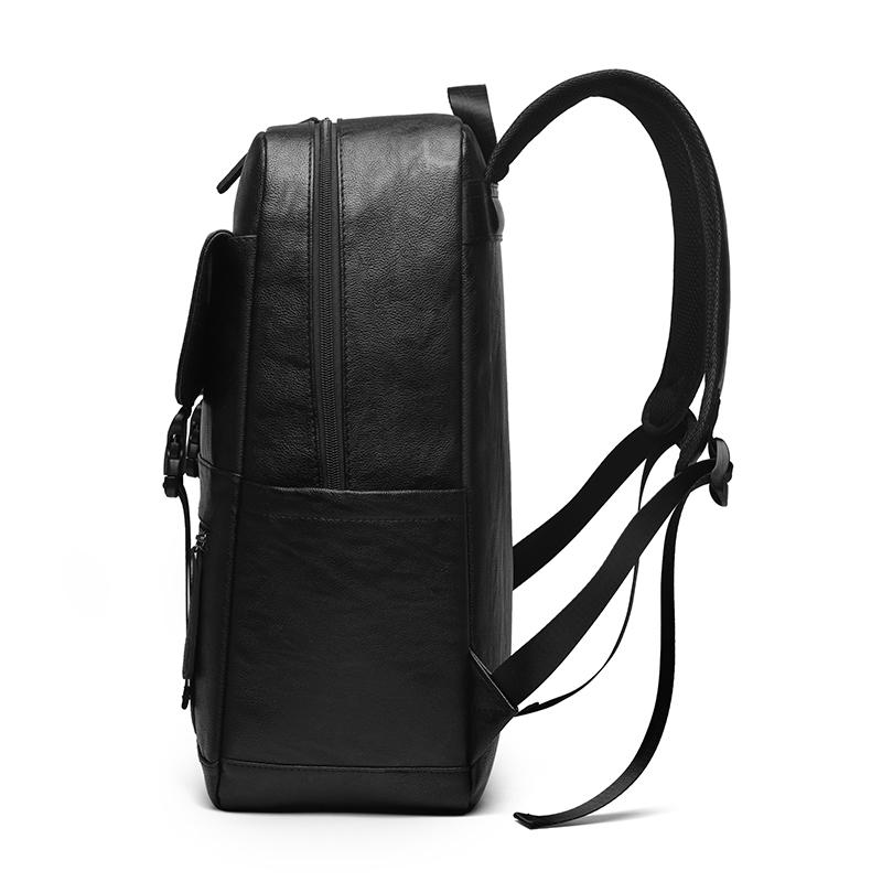 Męski plecak PU, biznesowa torba na komputer, duża pojemność, plecak na zewnątrz, torba studencka