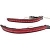 Compatible With KIA Pegas Soluto 2017-2023 LED Rear Bumper Light Rear Fog Lamp Turn Signal Brake Light Reflector(Red Cover)
