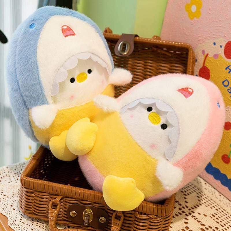 Eggy Party Shark Plush Toy Cartoon Animal Stuffed Doll Room Sofa Decoration Gift