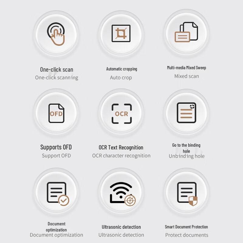 KOMEI GS2600 High-Speed Document Scanner CN plug (adapter included)