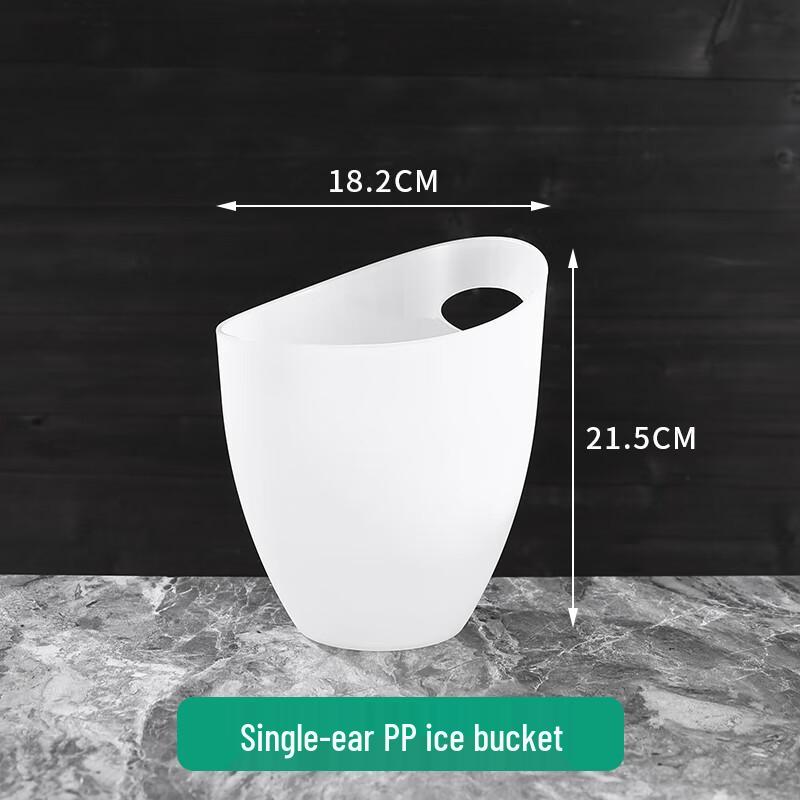 Durable Transparent Plastic Ice Bucket