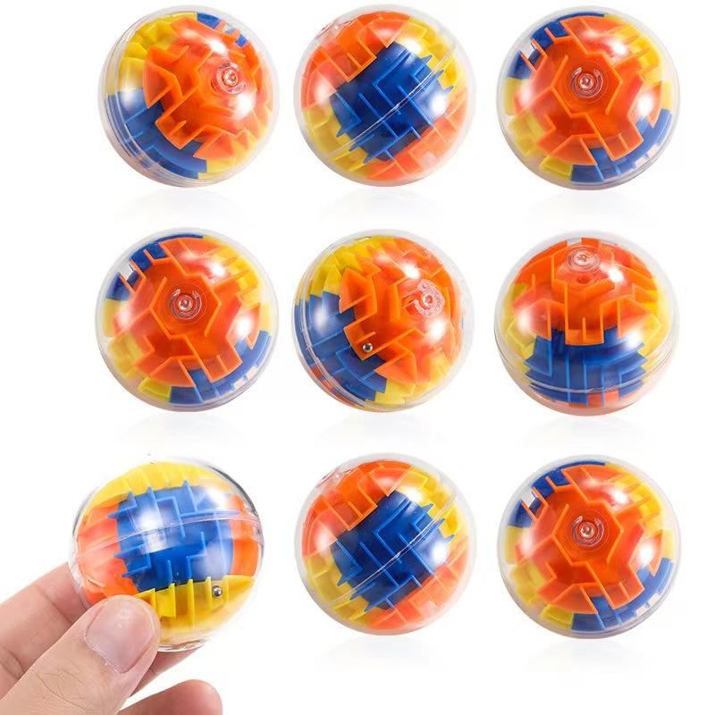 Toys Educational 3PCS Sphere Maze Puzzle Ball Brain Teasers IQ Challenge Labyrinth Gifts for Students Teens Adults Kids