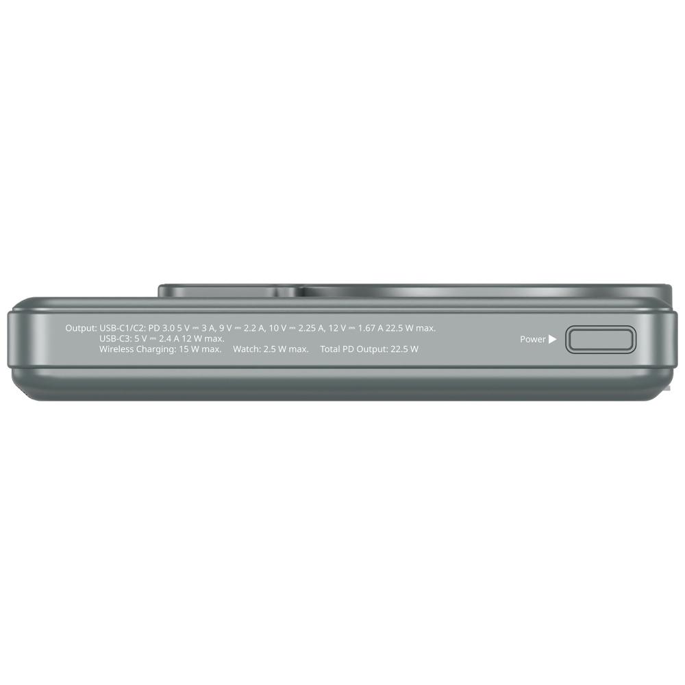 Verbatim Powerbank 10000Mah Charge N Go With Magnetic Stand Wireless And Tft