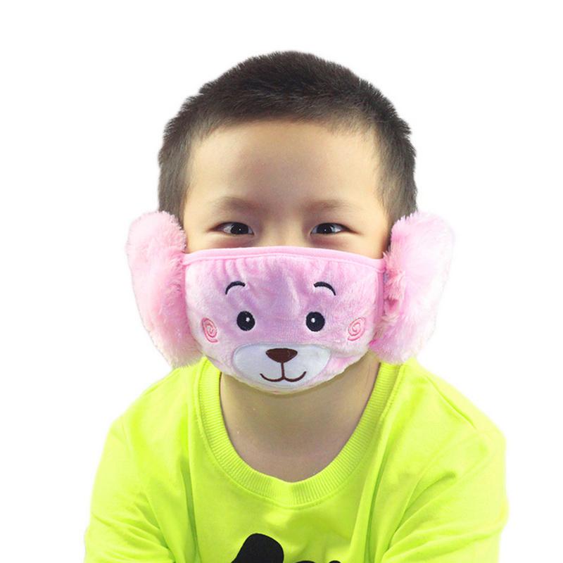Buy Security Protection Warm Plush Mask Earmuffs Ear Protector Children
