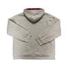 Felpa con cappuccio da uomo reversibile patchwork a quadri con zip per autunno e inverno