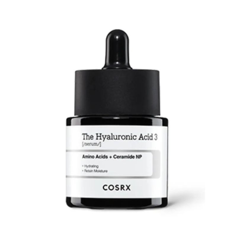 COSRX The Hyaluronic Acid 3 Serum 20ml Korean Hydrating Facial Serum for Deep Moisture & Plump Glass Skin