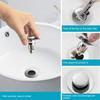 Push Button Sink Drain Stopper Stainless Steel Basin Drain Filter Sink Strainer  Utility Sink