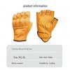 Yining Retro Half-Finger Motorcycle Riding Gloves