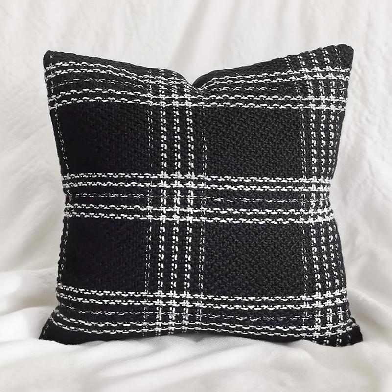 Housse de coussin de luxe Nouvelle Housse de coussin amovible lavable Design populaire Décoration de canapé de salon Housse de coussin Coussin 45×45CM
