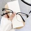 Fashion Anti-Blue Light Glasses Classic Women Men Ultra Light Metal Frame Glasses Office Computer Goggles Eye Protection Black