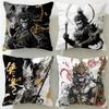 Populärt spel Black Myth Wukong Kuddfodral Mjukt Lätt att Tvätta Örngott Mångsidigt för Soffa Säng Resa och Kontor