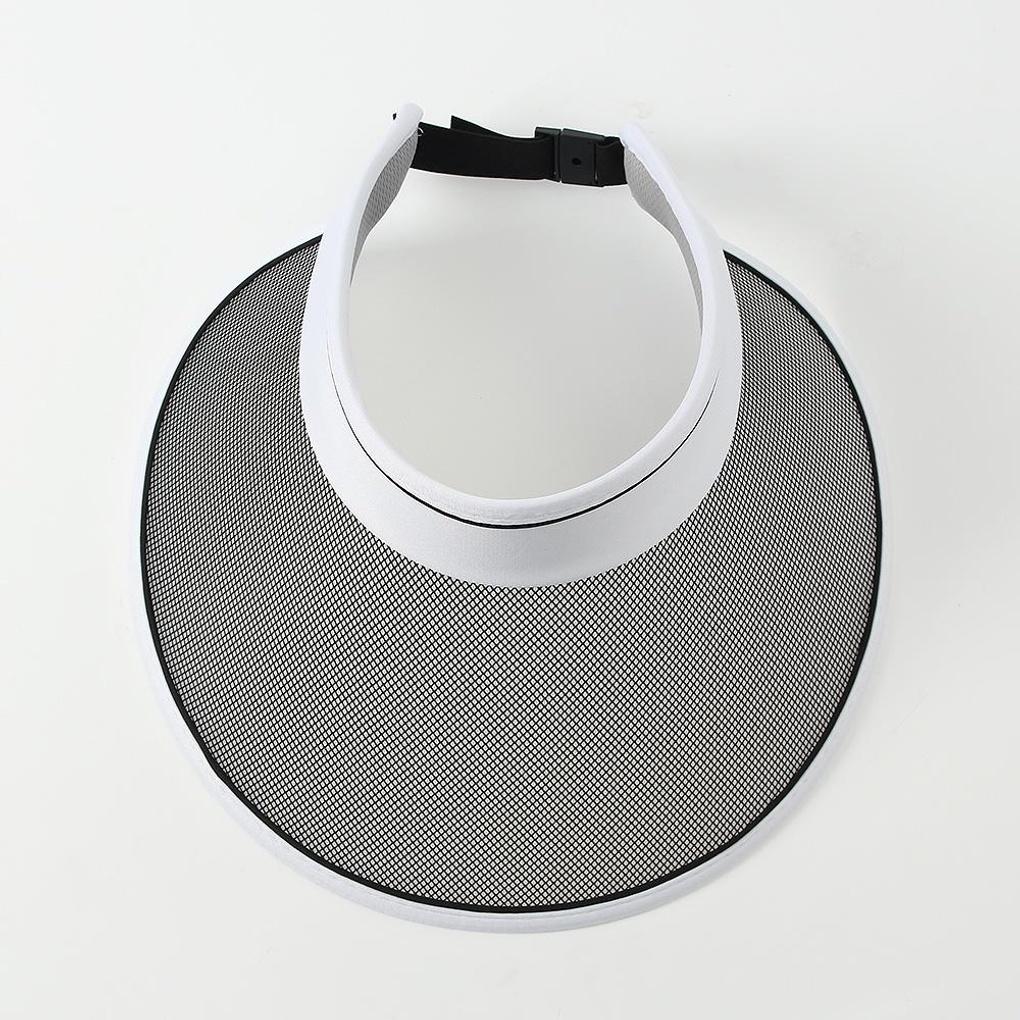 Color-changing sun cap (white) wide sun cap hat