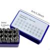 3mm Metal Stamping Tool Kit, Jewelry Making Craft Engraving Embossing Professional