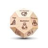 Beech Wood Twelve-Sided Decision Dice for Food, Activity, Movie, and Date Night