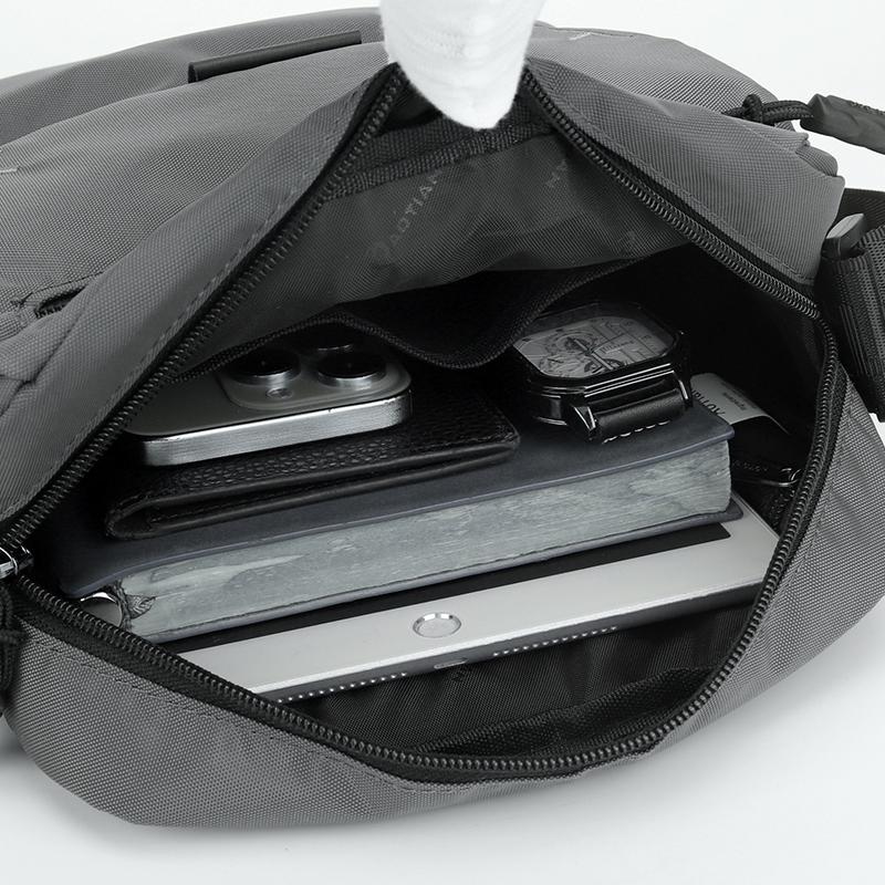 Herren Große Kapazität Mehrfachtaschen Oxford Tasche Schulter Umhängetasche