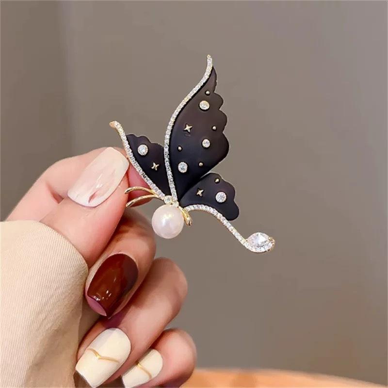 Ancient style auspicious clouds peony flower brooch elegant temperament high-end fashion corsage cheongsam Hanfu suit pin accessories