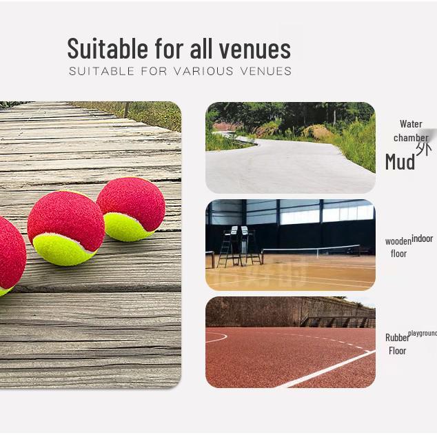 Children's Soft Large Red Decompression Tennis Ball for Beginners