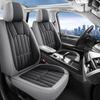 Husa Universala pentru Scaun Auto cu Cinci Locuri | Fixare Tridimensională pentru Talie Versiune Standard, Piele Ecologică Durabilă Rezistentă la Zgârieturi, Ușor de Instalat