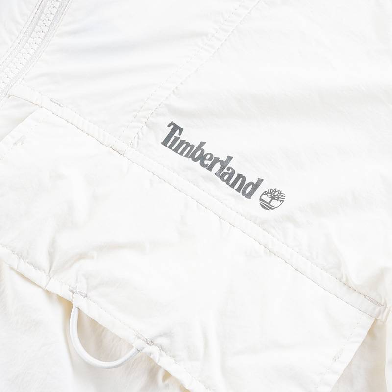 Timberland Casual Outdoor Waterproof Sun-Proof Work Multi-Pocket Jacket Men jackets White A41VF-CM9