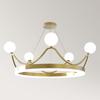 2024 New Modern Chandelier Crown Design LED Ceiling Lamp Creative Lighting for Living Room Bedroom Kids Luxury Lustres 220V 110V