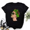 Yellow Plus Size T Shirt Women Summer Print Lady Casual T Shirt Tops Harajuku Streetwear