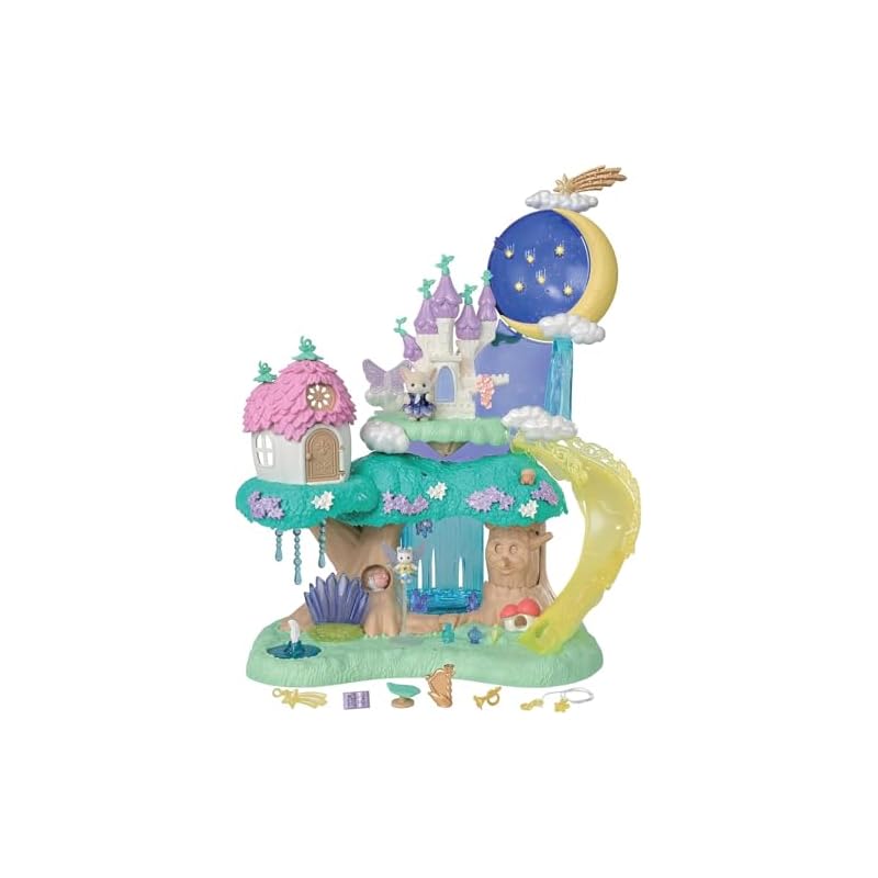 [Japan Toy Awards 2025 Character Category Grand Prize] Sylvanian Families [Fairy Forest and Magic Castle] F-41 ST Mark Certified Ages 3+ Toy Dollhouse
