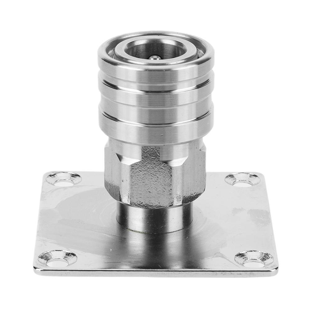 Storage Rack Stainless Steel Pressure Washer Nozzle Tip Holder 1/4 Quick Connector Automatic Foam Cannon Holder Non Self-Locking