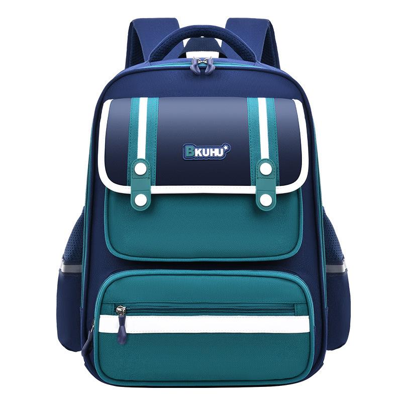 Elementary School Bag Boys 1-3-6 Girls Student Backpack Lightweight Anti-Splashing School Bag British Style