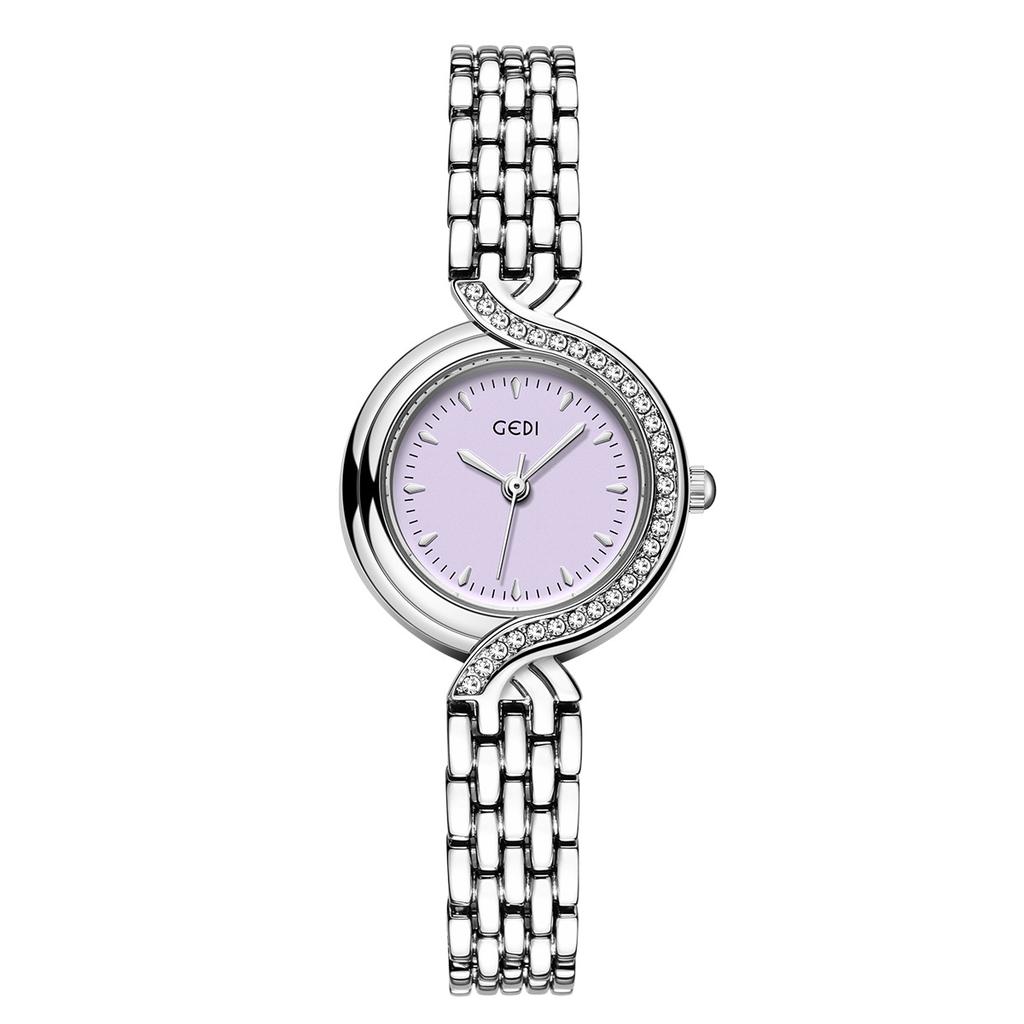 Watch Women'S Light Luxury Bracelet Watch Niche Diamond-Encrusted Temperament Women'S Waterproof Quartz Watch