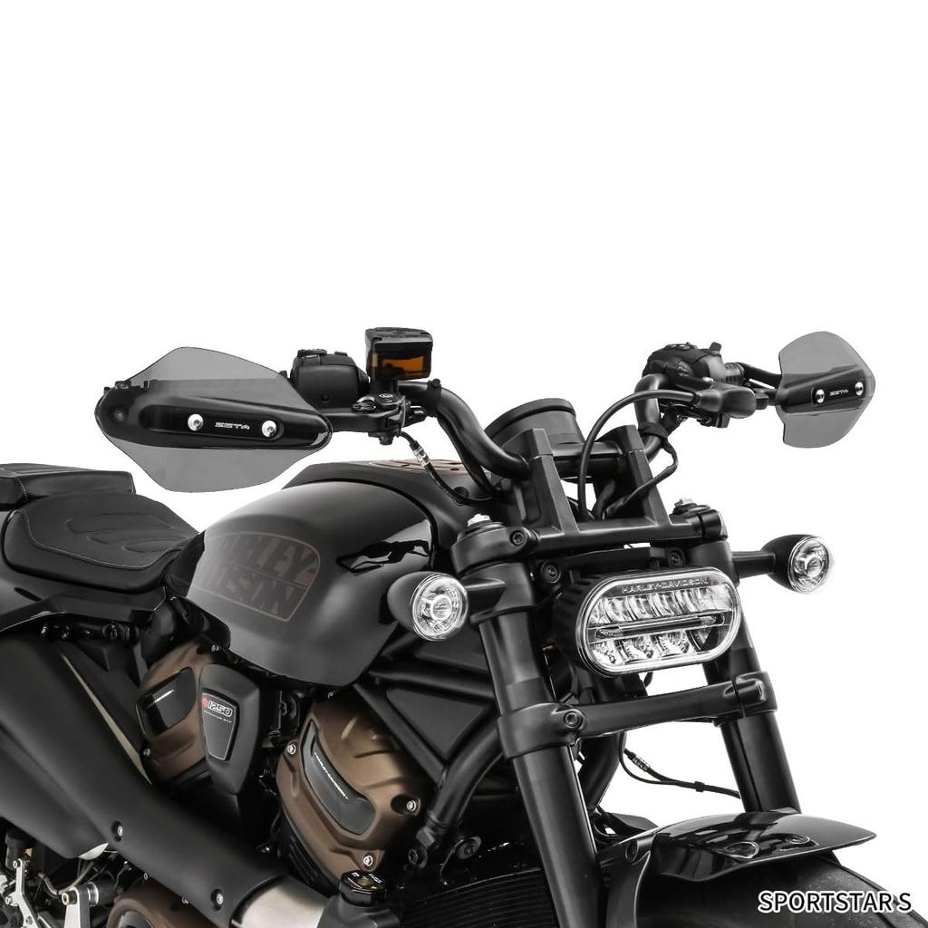 ZETA RACING Sonic Handguard Optional PC D3084 Protector, Smoke,