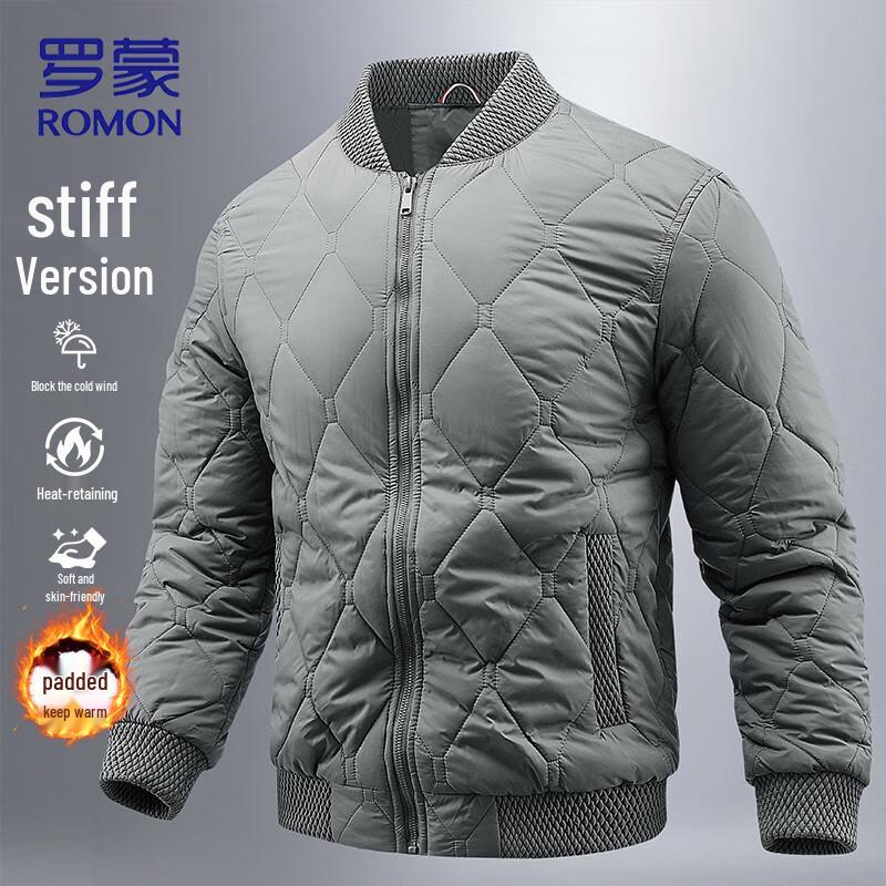

ROMON Men s Thickened Water-Repellent Short Padded Winter Jacket 3XL
