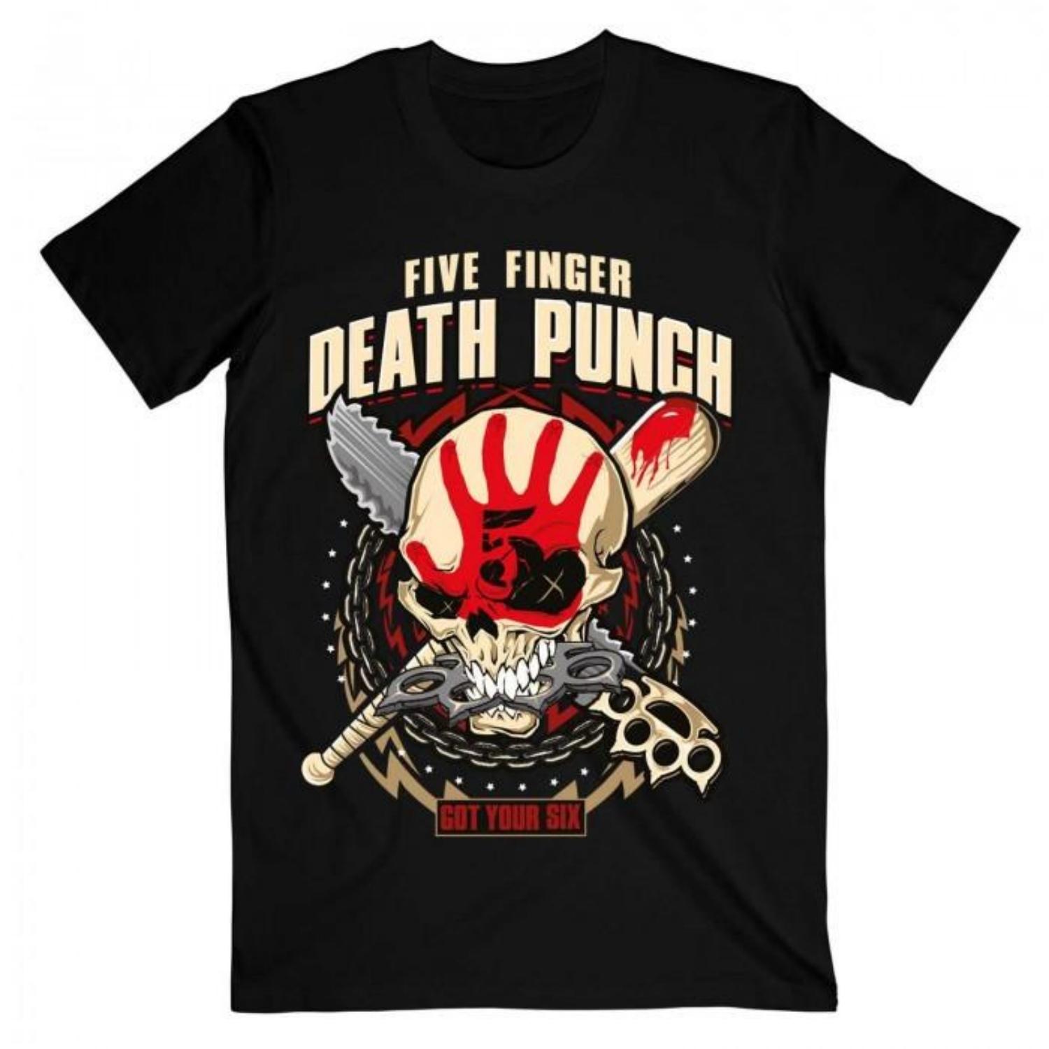 Five Finger Death Punch Unisex Adult Zombie Kill T-Shirt S чёрный