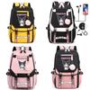 Kuromi Student Backpack With Usb Charging Port For Casual Travel And School Use