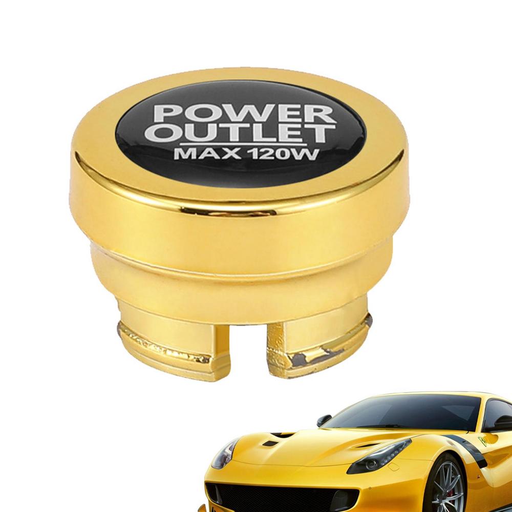 Socket Cover Socket Plug Cover Semi-Concealed Design Vehicle Accessory For Most Cars Trucks And Boats