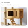 Jingzhou Cat Tree Condo with Scratch Board & Space Capsule